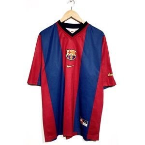 Vintage Nike Barcelona soccer jersey